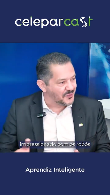 Celeparcast · Aprendiz Inteligente: Registro de participação em conversa sobre inteligência artificial e robôs.